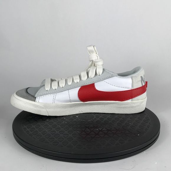 Nike Blazer Low ‘77 Jumbo Swoosh White/Red DQ8769-100 Men’s Size 11.5 - Picture 9 of 12
